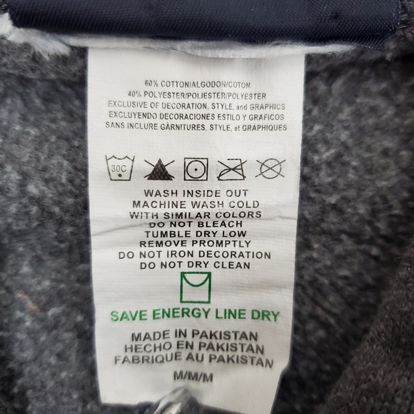 Cleveland Cavaliers Basketball Exclusive NBA Gray Hoodie Sweatshirt Size M Mens - Picture 11 of 11